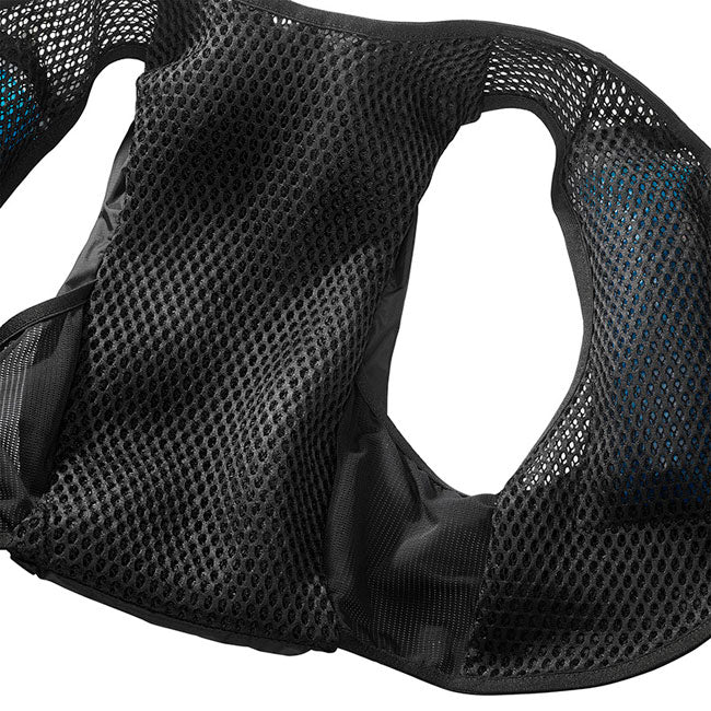 Gilet d’hydratation Salomon Active Skin 8 noir, détail du système de réglage