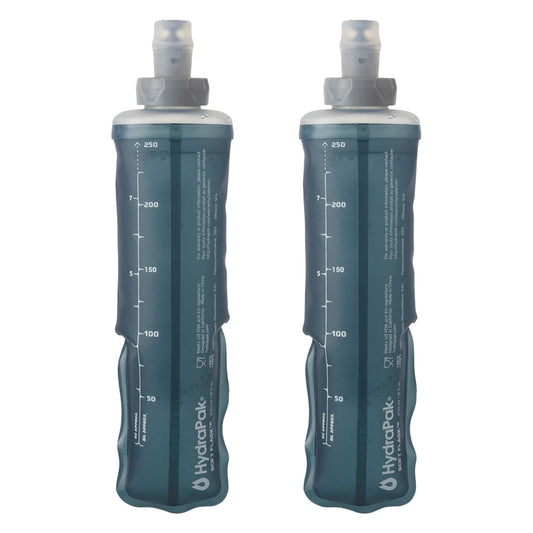 Lot de 2 flasques souples Salomon 250ml, lot de deux unités gris
