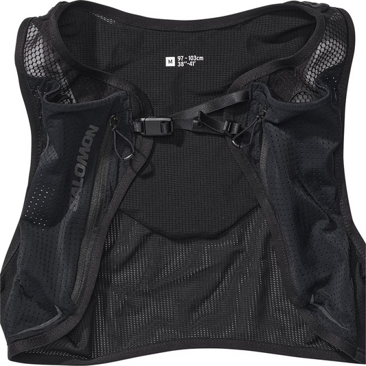 Ceinture de trail Salomon Pulse 2 noir, vue de face
