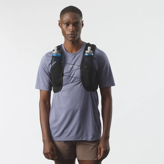 Gilet d’hydratation Salomon ADV Skin 5 noir, vue de face