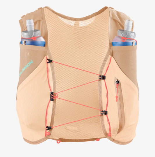 Gilet d’hydratation Salomon ADV Skin 5 beige, vue de face