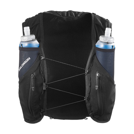 Gilet d’hydratation Salomon ADV Skin 12 noir, vue de face
