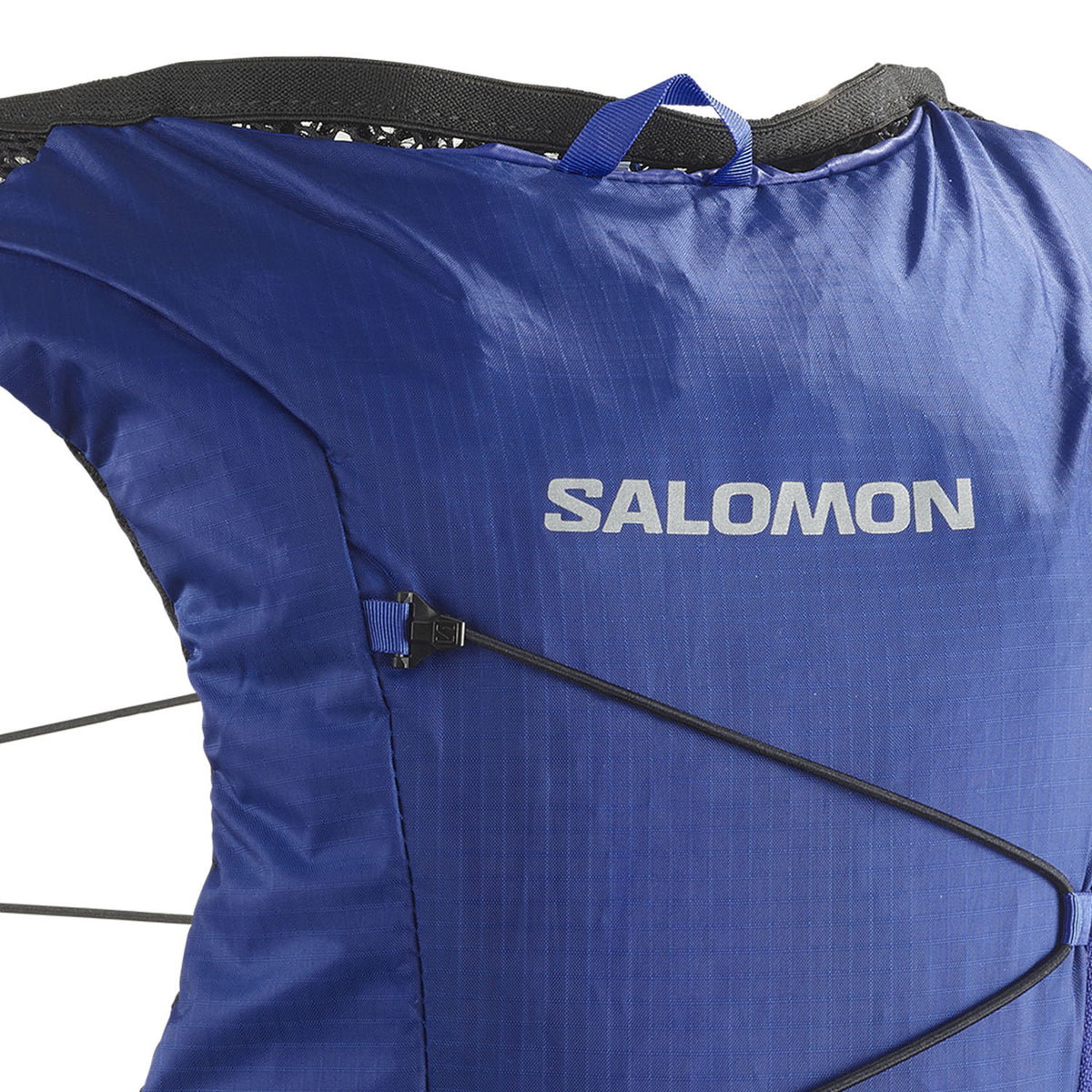 Gilet d’hydratation Salomon Active Skin 4 bleu foncé, détail des poches avant