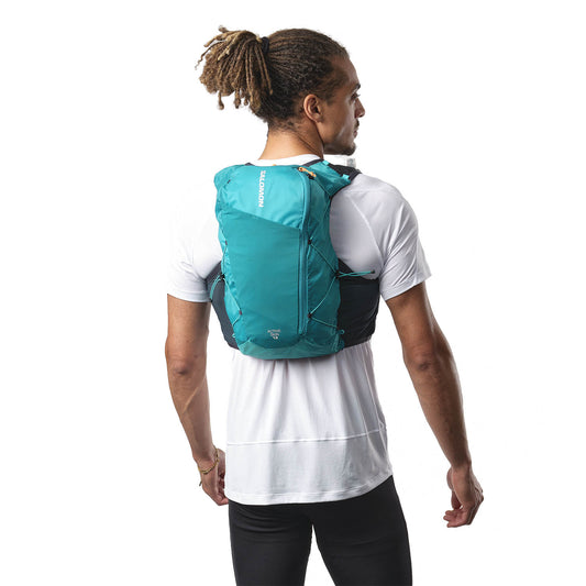 Gilet d’hydratation Salomon Active Skin 12 turquoise, vue de face