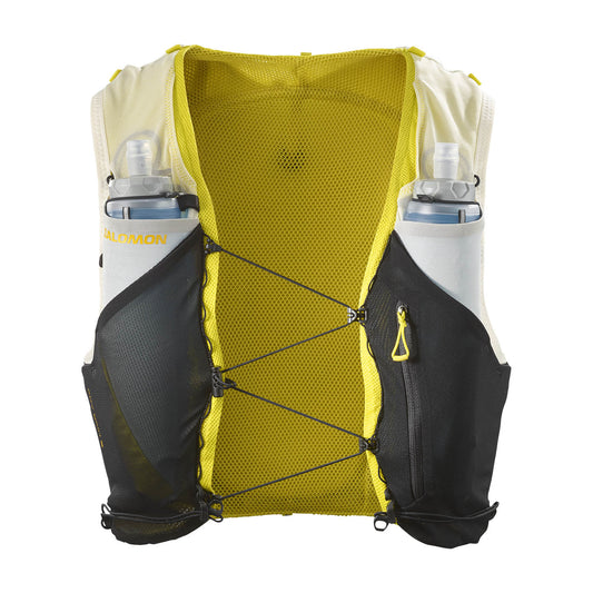 Hydratatievest Salomon ADV Skin 5 geel zwart, achteraanzicht