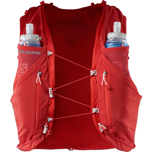 Gilet d’hydratation Salomon ADV Skin 12 rouge, vue de face