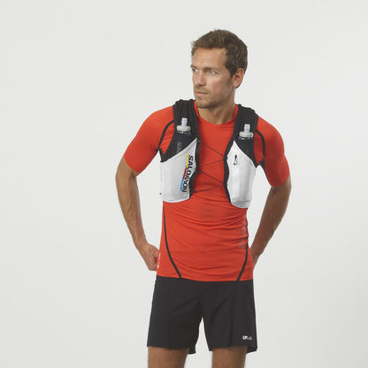 Salomon ADV Skin 5 Weiß/Schwarz Trinkweste, Seitendetail