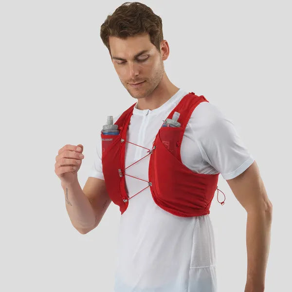 Salomon ADV Skin 5 Rot Trinkweste, Seitendetail