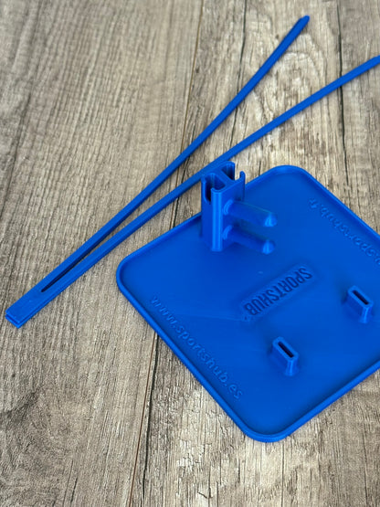 Support de séchage SportsHub bleu, composants démontés