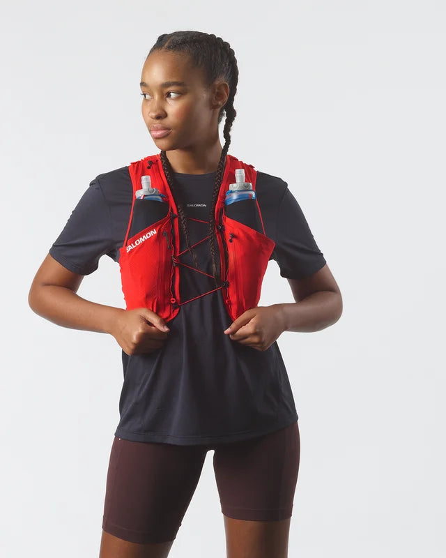 Salomon Sense Pro 6 Rot Trinkweste, Rückansicht